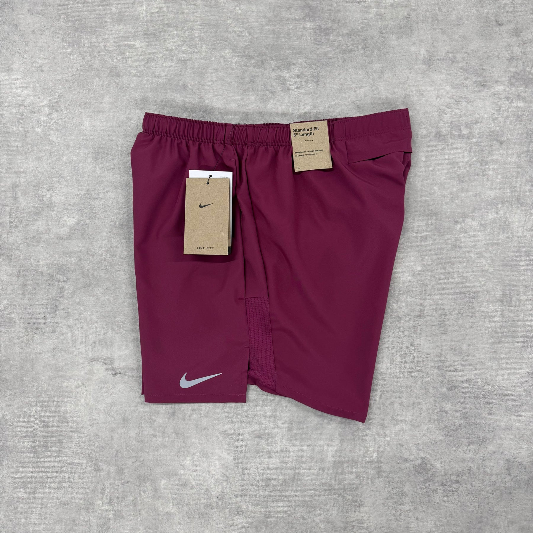 NIKE CHALLENGER SHORTS 5 MAROON