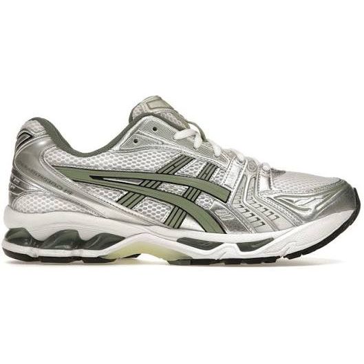 Asics Gel-Kayano 14 White Pure Silver Slate Grey Sage